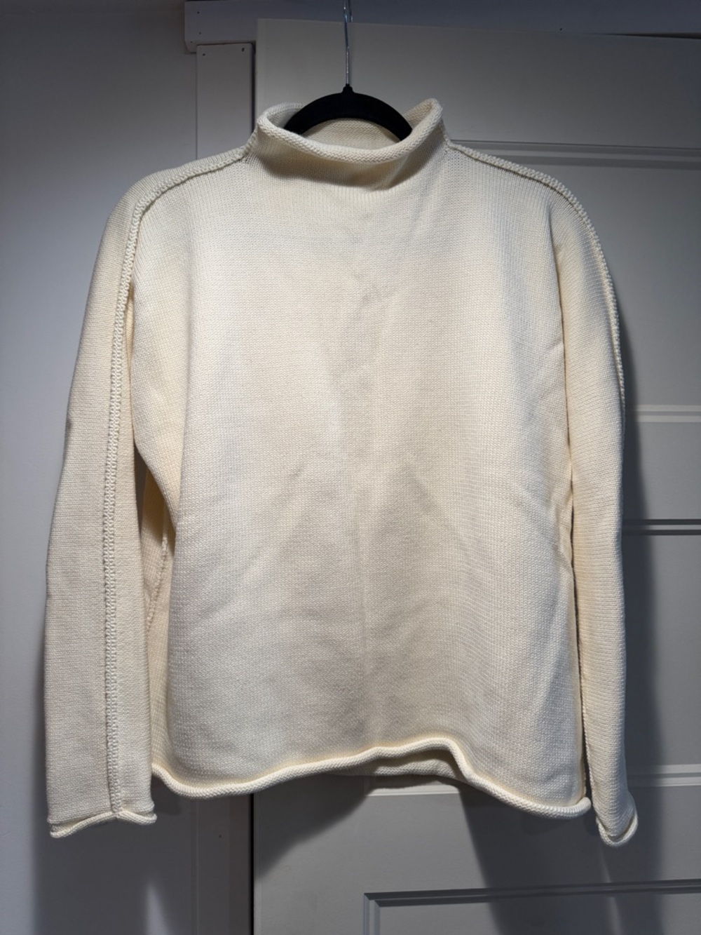 Frank & Eileen Cream Turtleneck Sweater